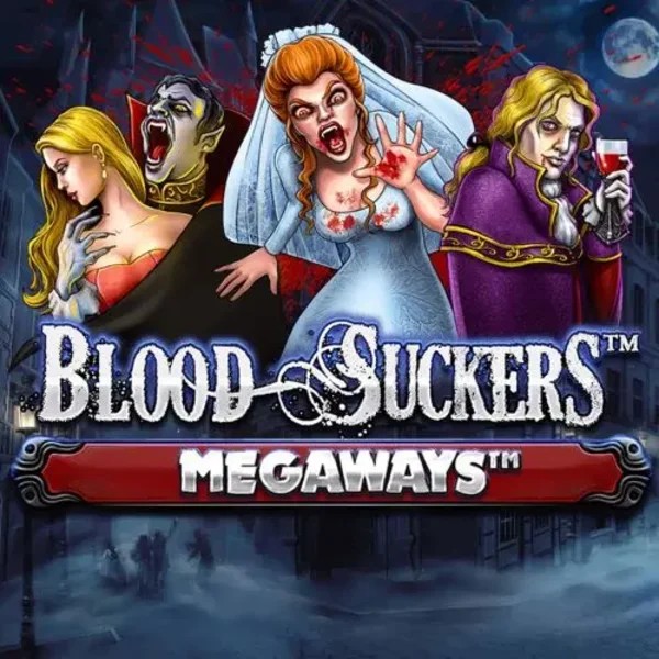 Blood Suckers Megaways slot logo by Red Tiger Gaming at Spinanga Casino
