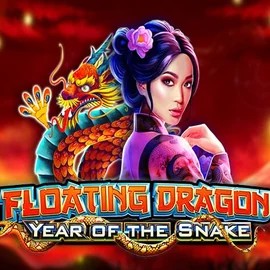 Floating Dragon Year of the Snake slot icon by Pragmatic Play, available at Spinanga Casino