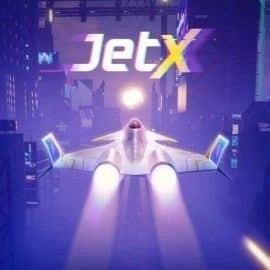 jetX online game logo by SmartSoft on spinanga-greece.gr